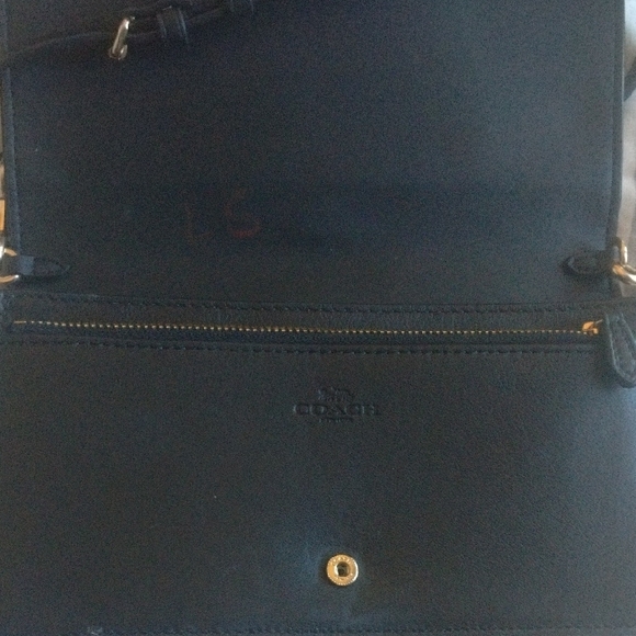 Coach Dark Brown Signature Crossbody Bag - Picture 4 of 5